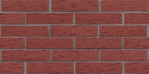 Кирпич облицовочный ЛСР, Винный, Рустик, 1НФ на сером шве