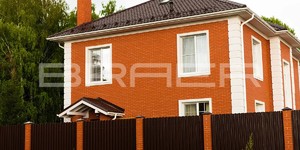 Кирпич Красный гладкий BRAER - КП Зеленые холмы. МО (2)