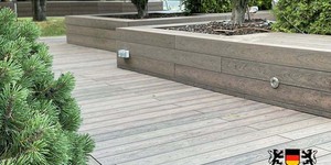 Террасная доска ДПК Bamberg Natural Brazilian Walnut (благоустройство, оформление клумб) (3)