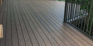Террасная доска ДПК Bamberg Natural Brazilian Walnut большая терраса