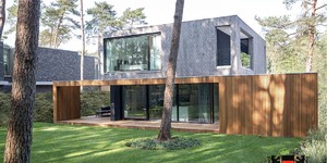 Фасадная доска ДПК Bamberg Lebanese Cedar фасад частного дома (2)