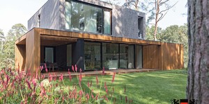 Фасадная доска ДПК Bamberg Lebanese Cedar фасад частного дома (3)