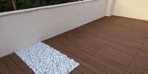 Террасная доска ДПК Turtle Shell Australian Palisander Co-Extrusion пол из дпк на эксплуатируемой крыше