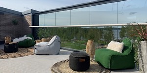 Террасная доска ДПК Turtle Shell French Oak Co-Extrusion настил на эксплуатируемой крыше