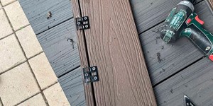 Террасная доска ДПК Turtle Shell Scottish Slatewood Co-Extrusion крыльцо из дпк процесс монтажа (1)