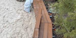 Террасная доска ДПК Turtle Shell Solid Australian Palisander Dual Thai Teak Co-Extrusion благоустройство подпорной стены доской из дпк (2)