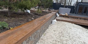 Террасная доска ДПК Turtle Shell Solid Australian Palisander Dual Thai Teak Co-Extrusion благоустройство подпорной стены доской из дпк (3)