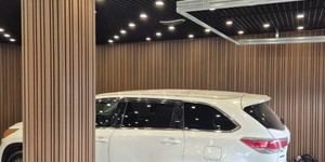Реечная панель Different Lines, Australian Palisander, Co-Extrusion стены в гараже рейкой разной ширины реальные фото (1)