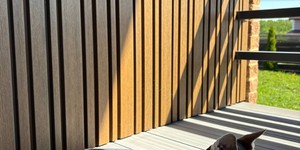 Реечная панель ДПК Turtle Shell Different Lines Australian Palisander Co-Extrusion рейки для стен фасада долговечный материал (1 (5)