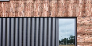 Реечная панель ДПК Turtle Shell, Middle Lines, Faroese Smokewood Co-Extrusion современная и долговечная облицовка дома рейками (3)