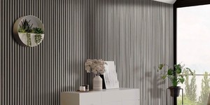 Реечная панель ДПК в интерьере от бренда Turtle Shell, Middle Lines, Canadian Maple Co-Extrusion (1)