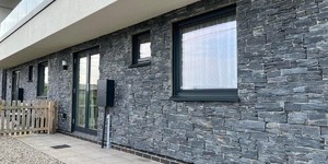Плитка черная для фасада 3D панели RKS SLATE Сланец Black Slate Country (1)