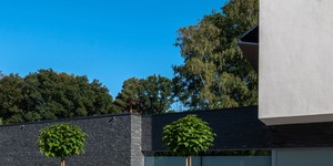 Фасадный камень для облицовки дома 3D панели RKS SLATE Сланец Black Rockface купить (4)