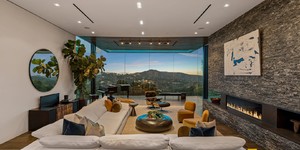 Камень для облицовки камина 3D панели Мрамор RKS Slate Woody Grey Classic готовый результат на фото (5)