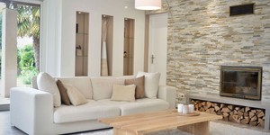 Облицовка камина камнем 3D панели RKS SLATE Сланец Beige Slate Classic заказать с доставкой (3)