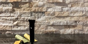 3D панели из натурального камня Кварцит Beige Quartz Classic от бренда  RKS SLATE кухонный фартук  из натурального камня фото (3)