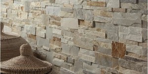 Кухонный фартук из бежевого камня купить 3D панели RKS SLATE Сланец Beige Slate Modern (1)