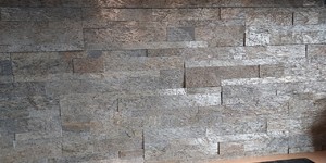 Фартук кухонный из природного камня купить 3D панели RKS SLATE Кварцит Silver Shine Natural (4)