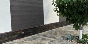 Цоколь из каменной мозаики купить 3D панели RKS SLATE Сланец Jack Multi Natural (4)