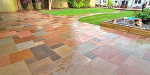 Плиты для мощения из песчаника RKS SLATE Belgian Multi выгодные цены (4)