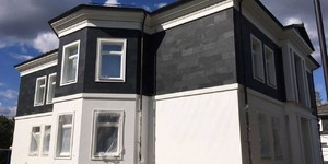 Черная плитка фасадная из натурального камня, которая не выцветает на солнце RKS SLATE Сланец Brazil Black Natural купить (4)