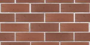 Кирпич облицовочный ЛСР, коричневый, Рустик, 1НФ на белом шве