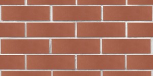 Кирпич облицовочный ЛСР, тёмно-красный, гладкий, 1НФ на белом шве